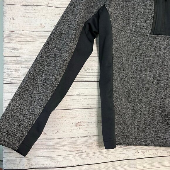 Spyder Mens Grey Quarter Zip Size Med - Picture 3 of 8